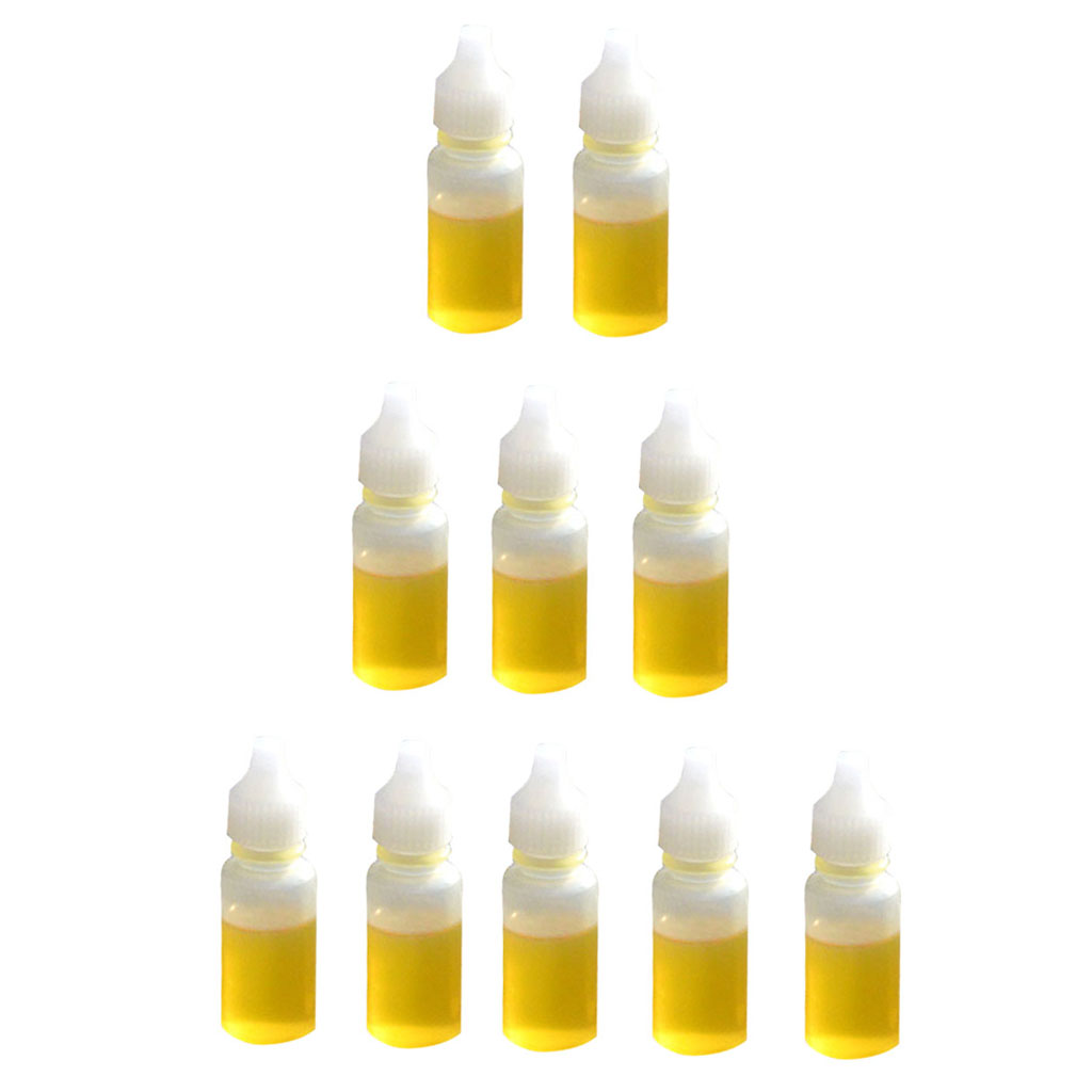 10 Bottles 10ml Skateboard Roller Skates Bearing Lubricants Lubricant Oil Accessories for Cleaning Maintaining Skateboard