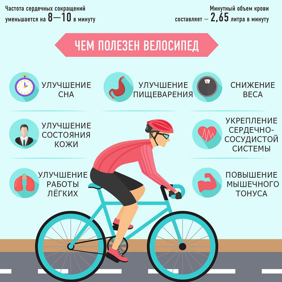 Сколько калорий сжигается при езде на велосипеде