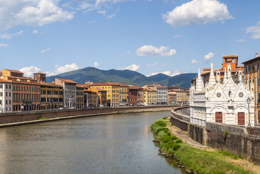 River Arno In Pisa