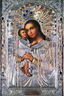 Икона Божией Матери «Взыскание Погибших» из храма Воскресения Словущего на Успенском вражке в Москве