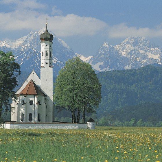 Picture perfect: Germany is home to beautiful churches and rolling hills.