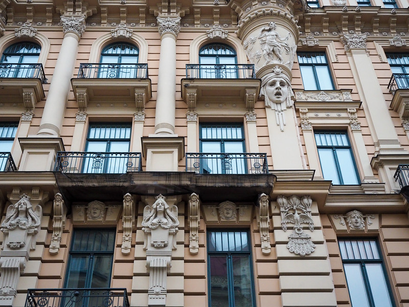 Art nouveau architecture in Riga, Latvia