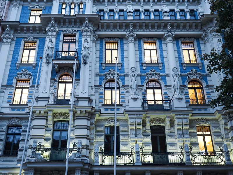 Art nouveau architecture in Riga