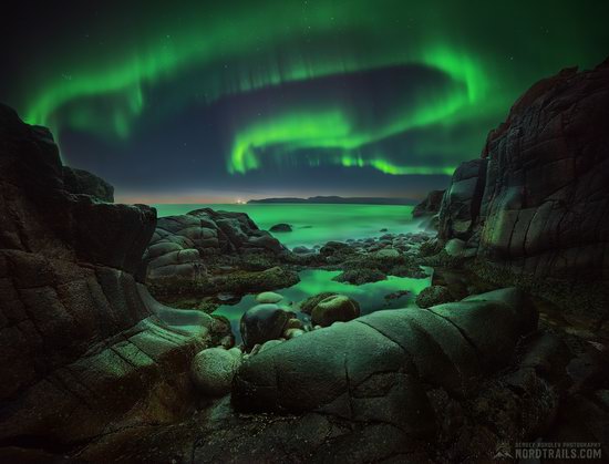 Northern Lights in Teriberka, Murmansk Oblast, Russia, photo 1