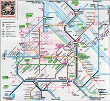 Схема общественного транспорта Вены