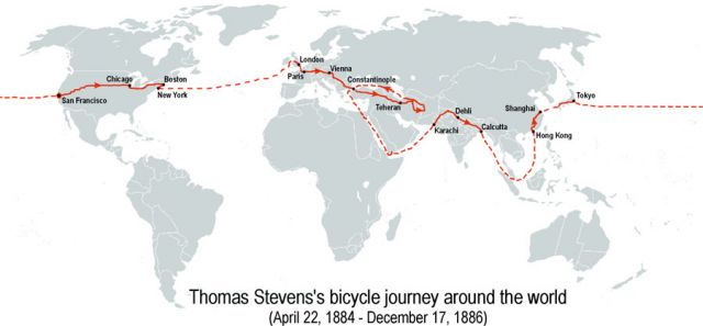 путешествие Томаса Стивенса 