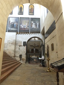 Reconstructed stairs on left led to Constantine